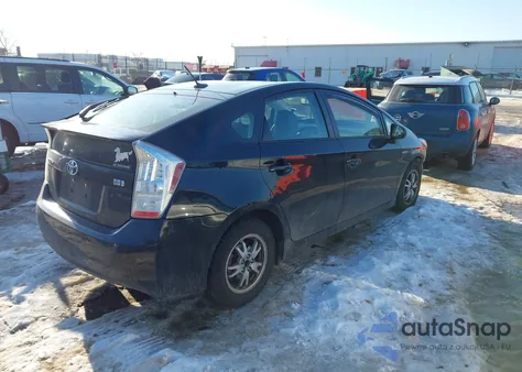 2011 Toyota Prius Four from USA, damaged, VIN JTDKN3DU9B5365582